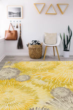 Load image into Gallery viewer, Chrysanthemum Yellow Rug