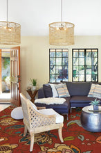Load image into Gallery viewer, Frida Floral Red Rug