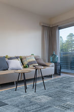 Load image into Gallery viewer, Patchwork Blue Rug