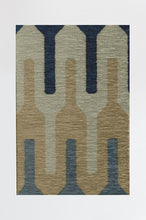Load image into Gallery viewer, Retro Danish Blue Rug