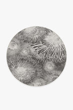 Load image into Gallery viewer, Chrysanthemum Ash Grey Rug