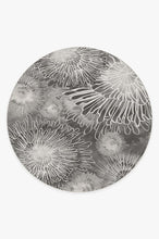 Load image into Gallery viewer, Chrysanthemum Ash Grey Rug