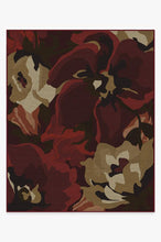 Load image into Gallery viewer, Poppy Floral Red Rug