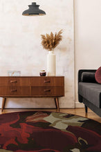 Load image into Gallery viewer, Poppy Floral Red Rug