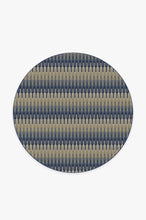 Load image into Gallery viewer, Retro Danish Blue Rug