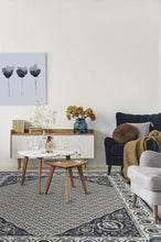 Load image into Gallery viewer, Samira Suzani Ivory Blue Rug