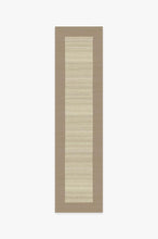Load image into Gallery viewer, Solid Bordered Natural Rug
