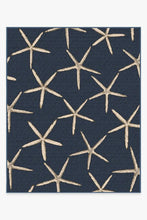 Load image into Gallery viewer, Starfish Navy Rug