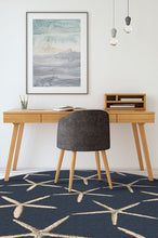 Load image into Gallery viewer, Starfish Navy Rug