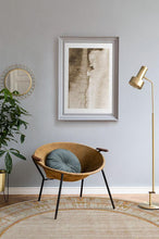 Load image into Gallery viewer, Vintage Daisy Bordered Tangerine Rug
