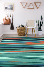 Load image into Gallery viewer, Meridian Turquoise Rug
