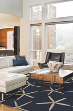 Load image into Gallery viewer, Starfish Navy Rug
