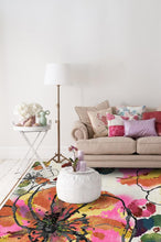 Load image into Gallery viewer, Watercolor Floral Multicolor Rug
