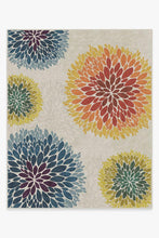 Load image into Gallery viewer, Floral Medallion Multicolor Rug
