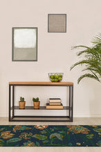 Load image into Gallery viewer, Frida Floral Navy Rug
