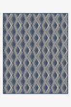 Load image into Gallery viewer, Outdoor Motus Diamond Navy Rug
