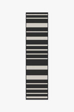 Load image into Gallery viewer, Outdoor Sailmaker Stripe Black Rug

