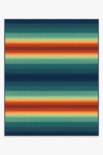 Load image into Gallery viewer, Outdoor Serape Stripe Multicolor Rug
