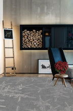 Load image into Gallery viewer, Snowflake Silver Rug
