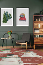 Load image into Gallery viewer, Snowman Rug
