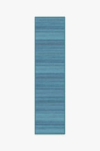 Load image into Gallery viewer, Solid Tonal Ocean Blue Rug
