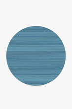 Load image into Gallery viewer, Solid Tonal Ocean Blue Rug
