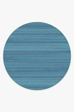 Load image into Gallery viewer, Solid Tonal Ocean Blue Rug
