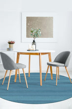 Load image into Gallery viewer, Solid Tonal Ocean Blue Rug
