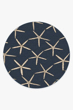 Load image into Gallery viewer, Starfish Navy Rug
