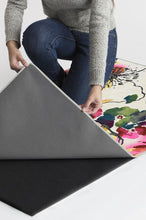 Load image into Gallery viewer, Watercolor Floral Multicolor Rug
